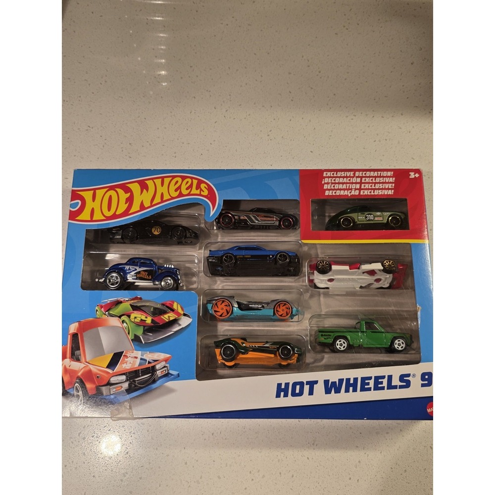 Hot Wheels  X6999 9 Car Gift Pack